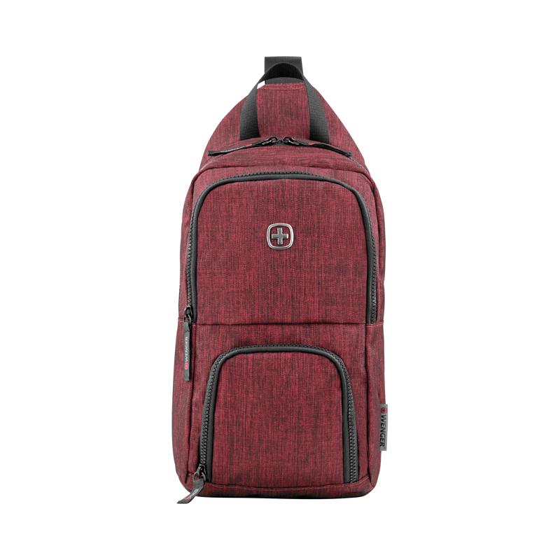Bandolera Wenger Console, 605030, Mariconera para hombre, porta tablet 7", Color Vino