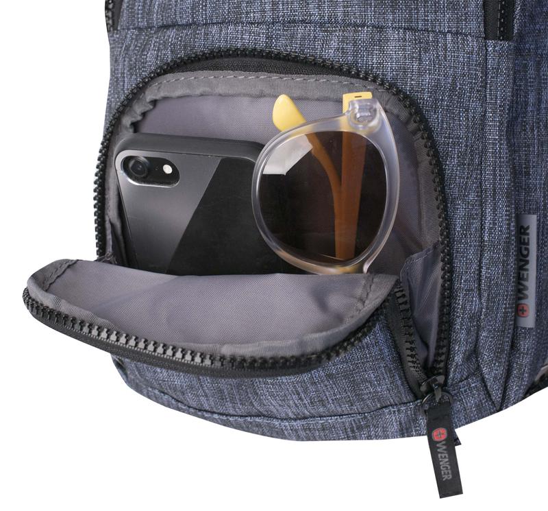 Bandolera Wenger Console, 605031, mariconera para hombre, porta tablet 7", Color Azul