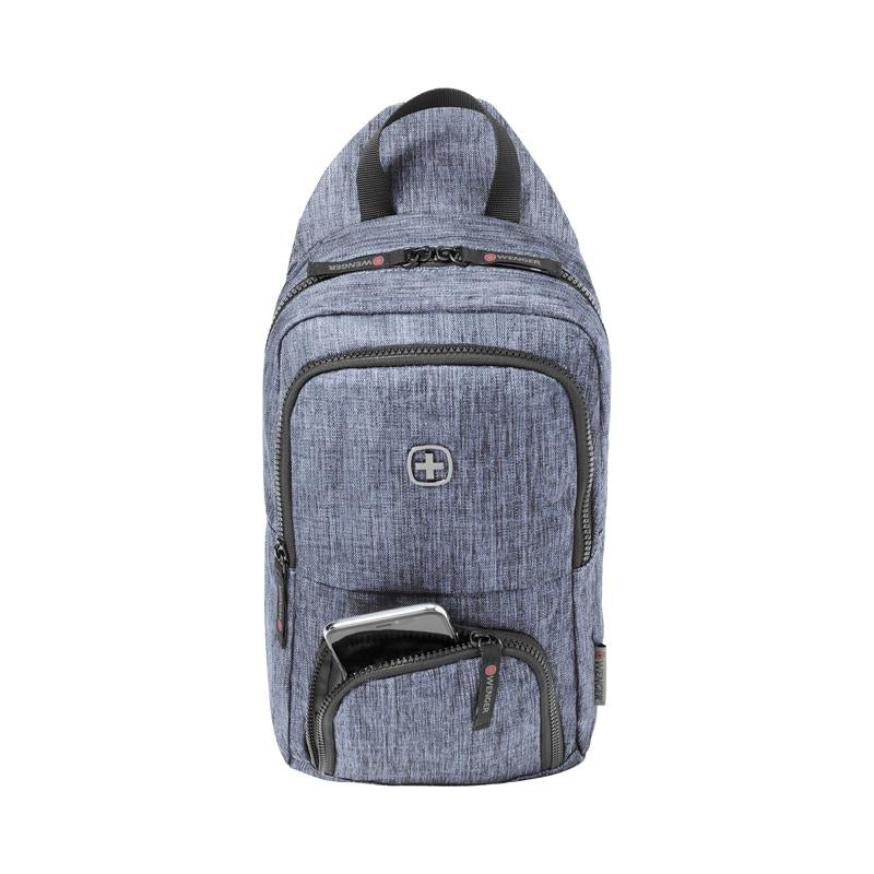 Bandolera Wenger Console, 605031, mariconera para hombre, porta tablet 7", Color Azul