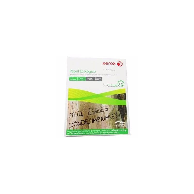 Papel Bond Blanco Ecologico T/carta 8.5x,xer 3m2010
