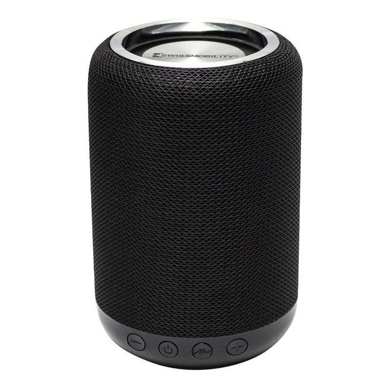 Bocina Swissmobility Inalámbrica Bluetooth Negro Sw-34bk