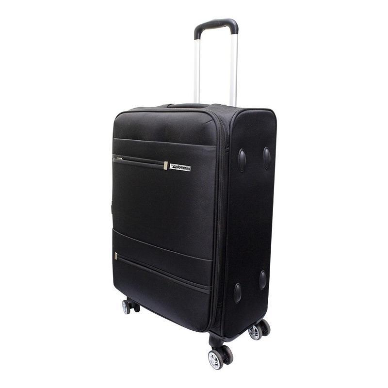 Maleta Skypeak Suave Classic Con Candado Tsa Negro 24 Pulgadas