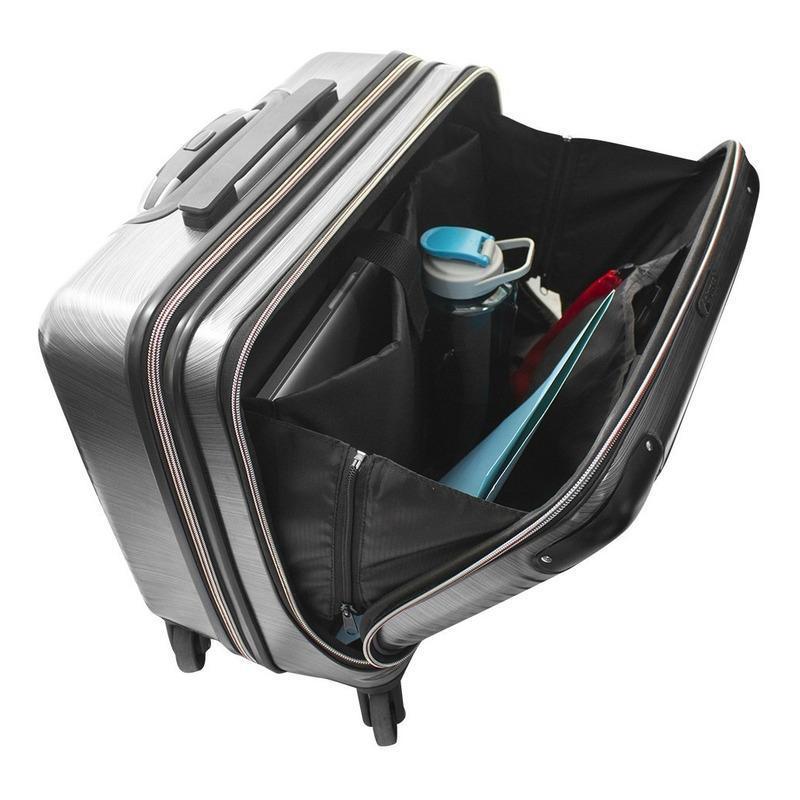 Maleta Skypeak Rígida Plata 20 Pulgadas Bussines Travel Pro