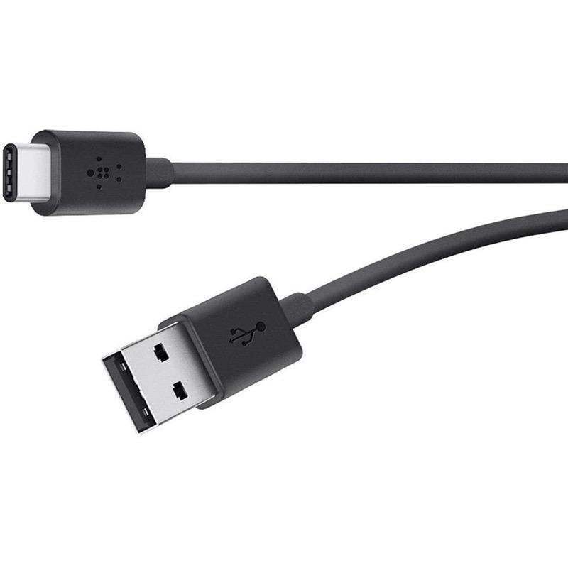 Belkin Cable 2.0 Usb C - Usb A Negro 480mbps F2cu032bt06-blk