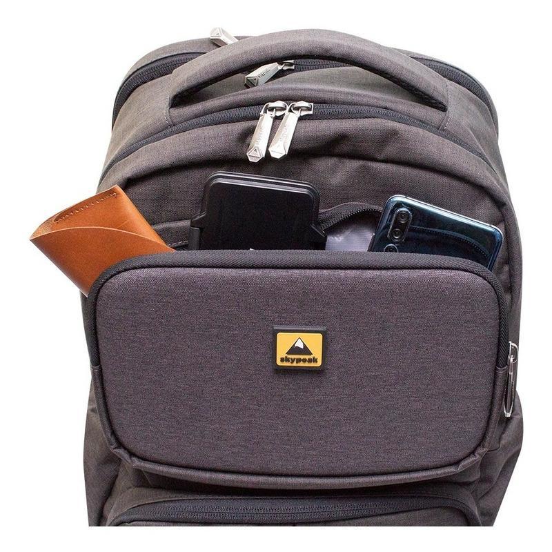 Skypeak Mochila Para Laptop 15  Con Bolso Rígido Organizador