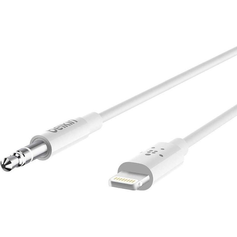 Belkin Cable De Audio Lightning Blanco P/ iPhone Av10172bt03