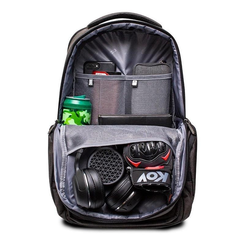 Skypeak Mochila Para Laptop 15  Con Bolso Rígido Organizador
