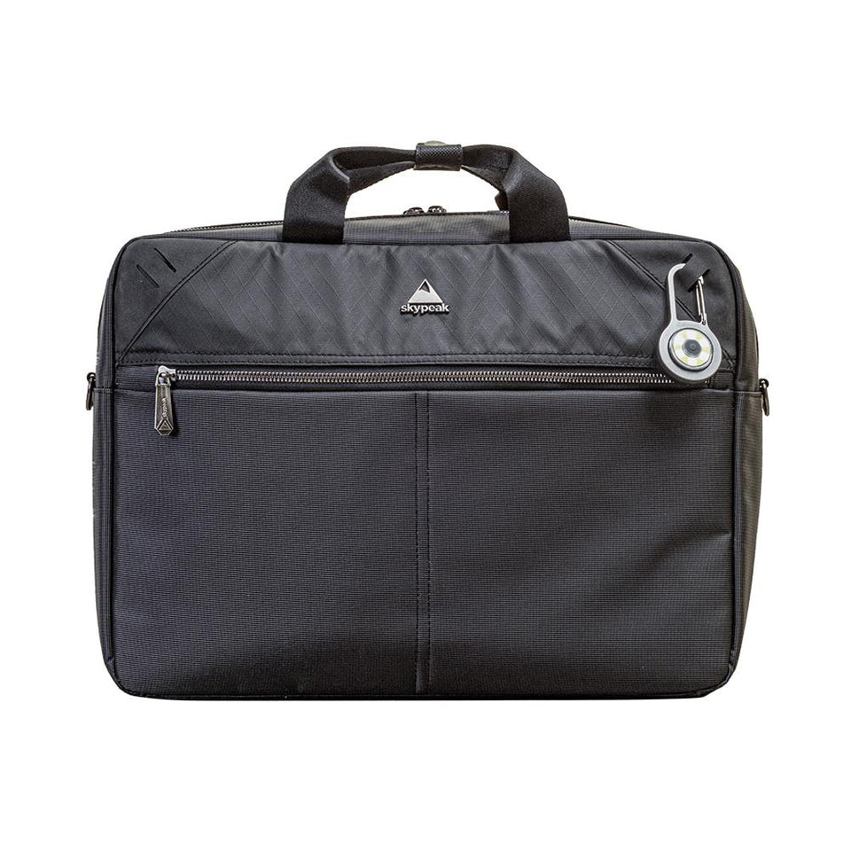 Maletín Skypeak para hombre o mujer para laptop u ordenador de 15,6” hasta 17” de uso diario y de oficina STYM-117BK