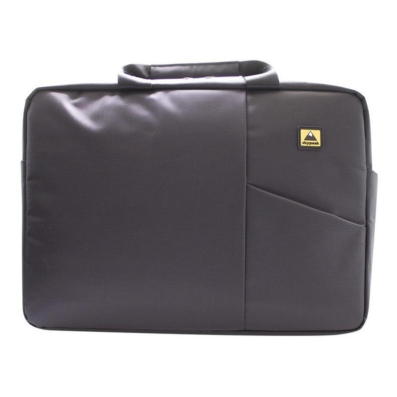 Maletín SKYPEAK para hombre o mujer para laptop u ordenador de 15,6” hasta 17” de uso diario y de oficina SOFTM-117BK