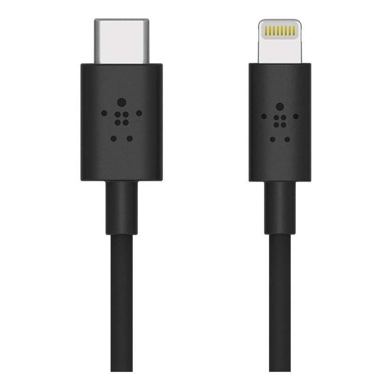 Belkin Cable Usb-c Con Conector Lightning Negro F8j239bt04