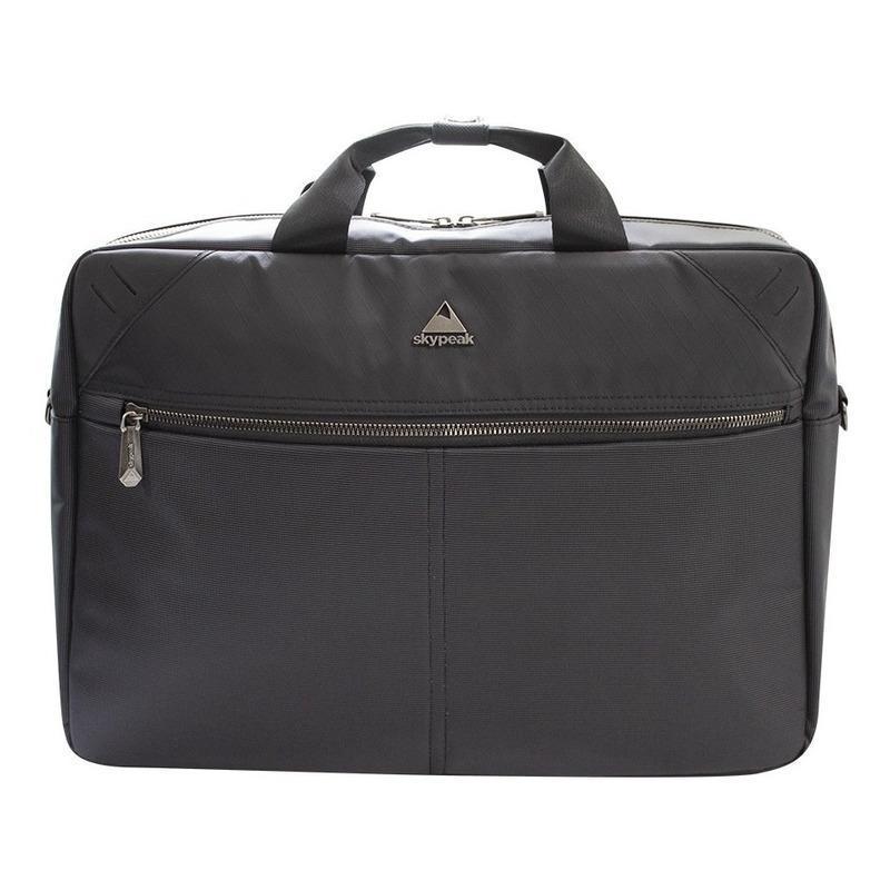 Maletín Skypeak para hombre o mujer para laptop u ordenador de 15,6” hasta 17” de uso diario y de oficina STYM-117BK