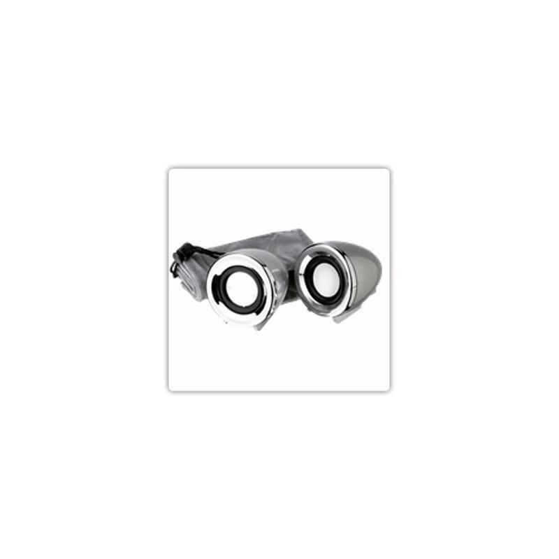 Bocinas Usb Rainbow Uso portátil color negro/ R8255b