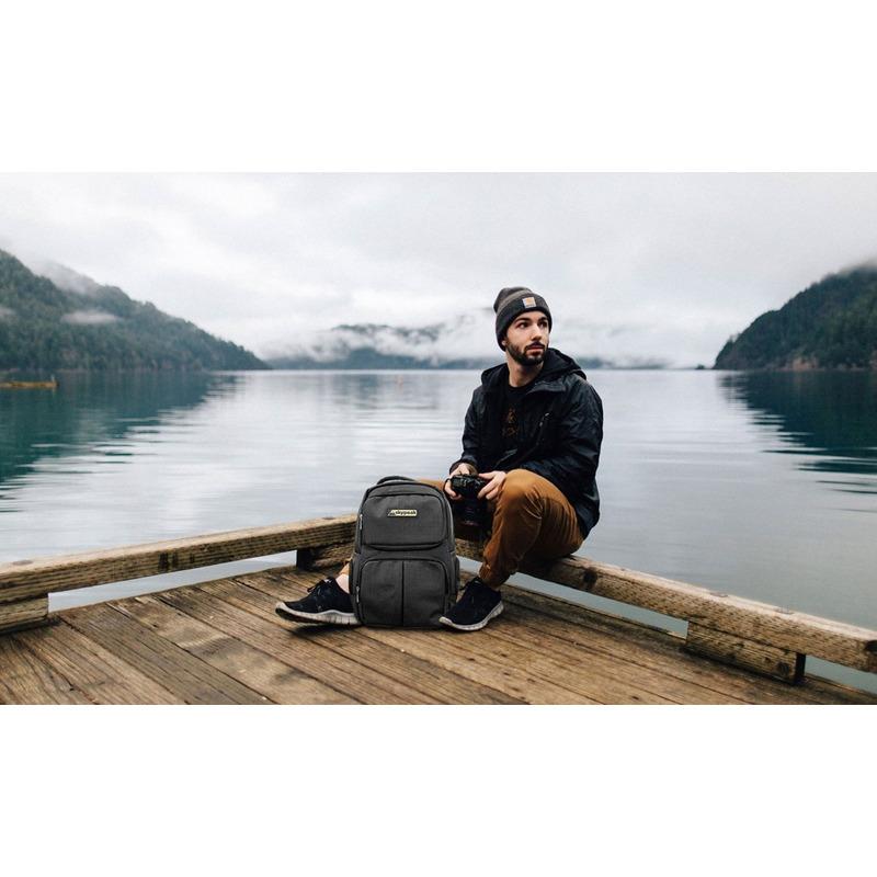 Skypeak Mochila Para Laptop 15  Con Bolso Rígido Organizador