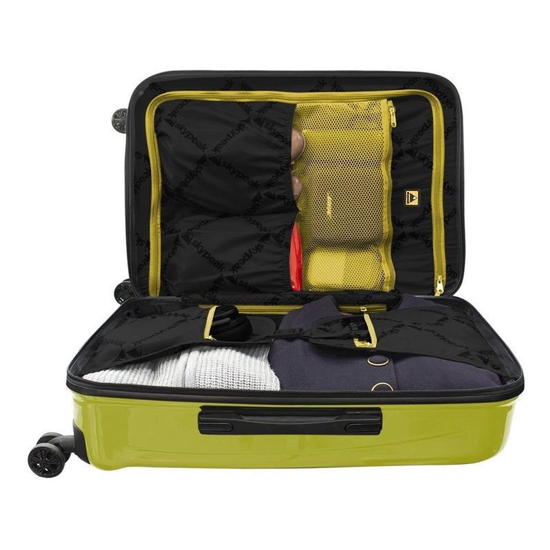 Maleta Skypeak Pearl Yellow Candado Tsa 24 Pulgadas Rígida