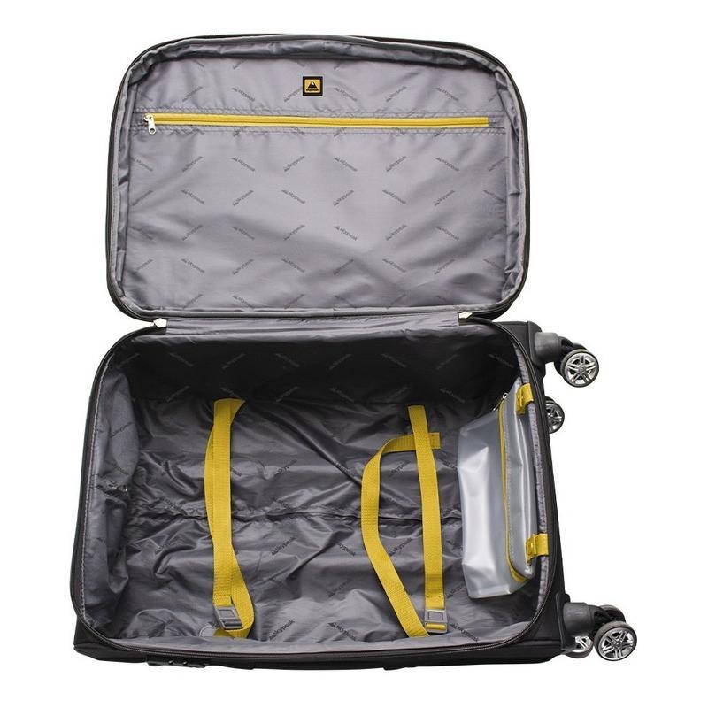 Maleta Skypeak Suave Classic Con Candado Tsa Negro 24 Pulgadas