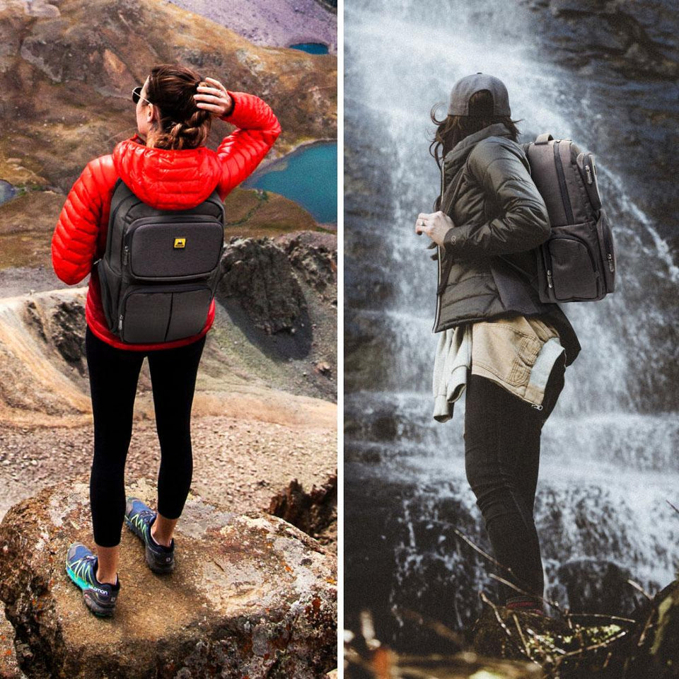 Mochila backpack Skypeak de viaje para ordenadores de 15,6" hasta 17” tamaño Grande. ESPB-115BK