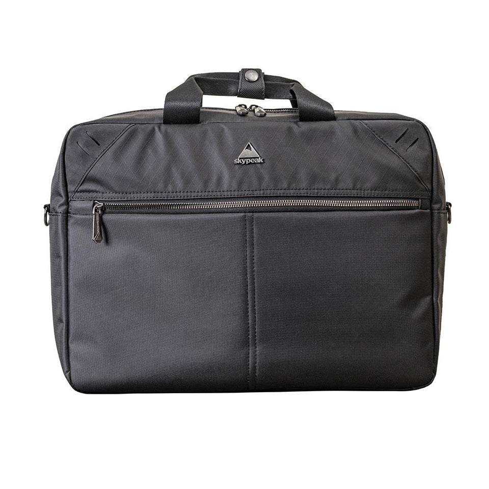 Maletín Skypeak para hombre o mujer para laptop u ordenador de 15,6” hasta 17” de uso diario y de oficina STYM-117BK