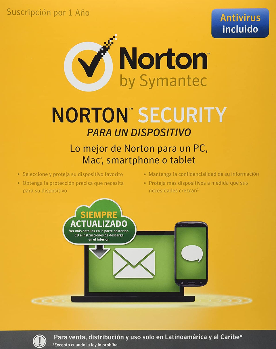 Antivirus Symantec Norton Security 2.0-1 Usuario / 21333621