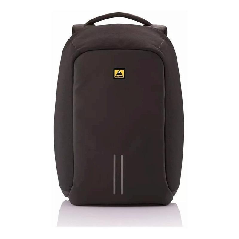 Mochila Backpack Skypeak Antirrobo de 15,6" con funda repelente al agua y puerto USB SHIELD-115BK