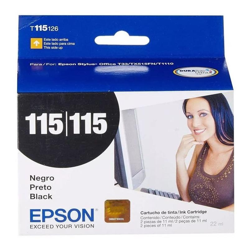 Cartucho Epson Stylus 115 Negro T115126-al