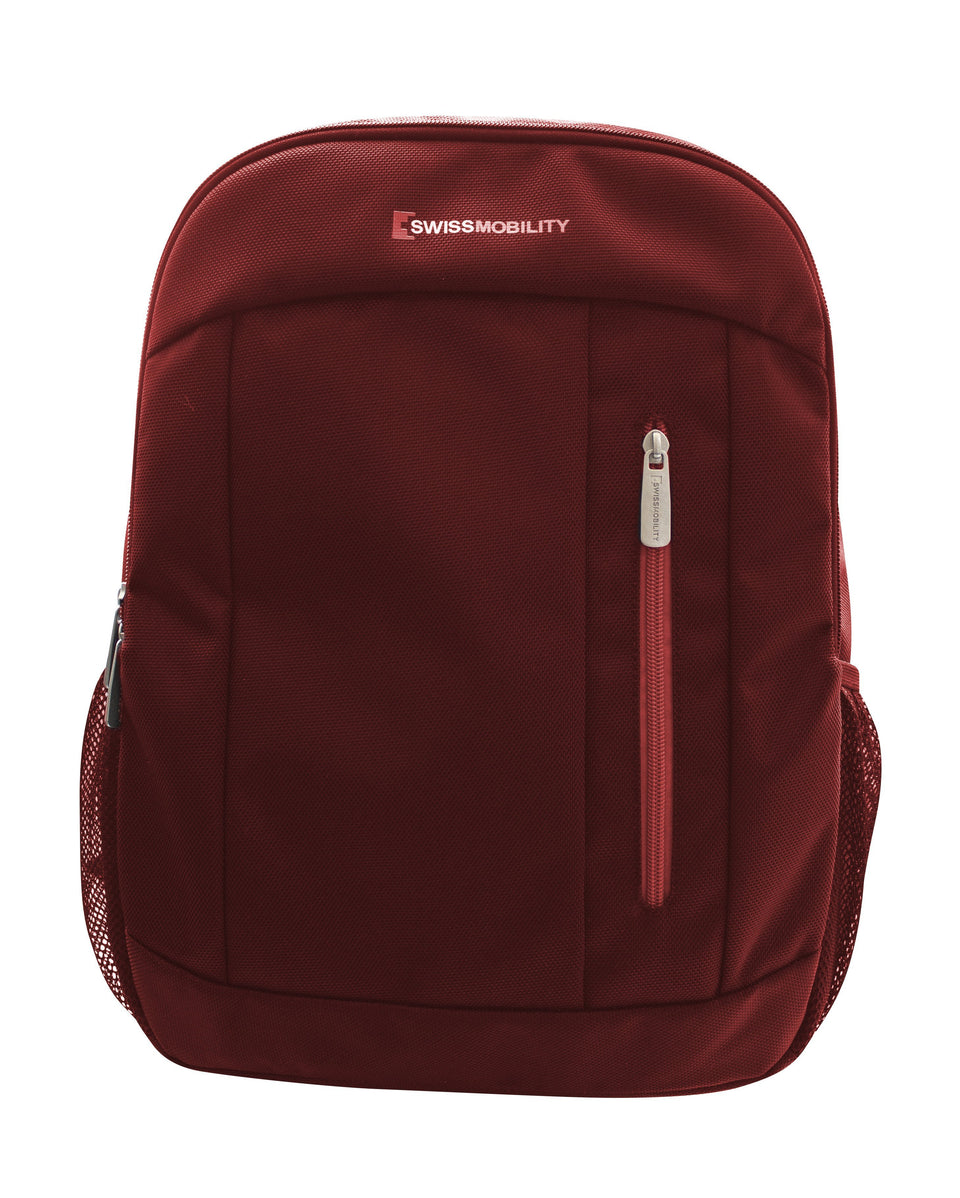 Mochila Backpack Swissmobility para laptop 15.6 pulgadas BRO-115 Roja