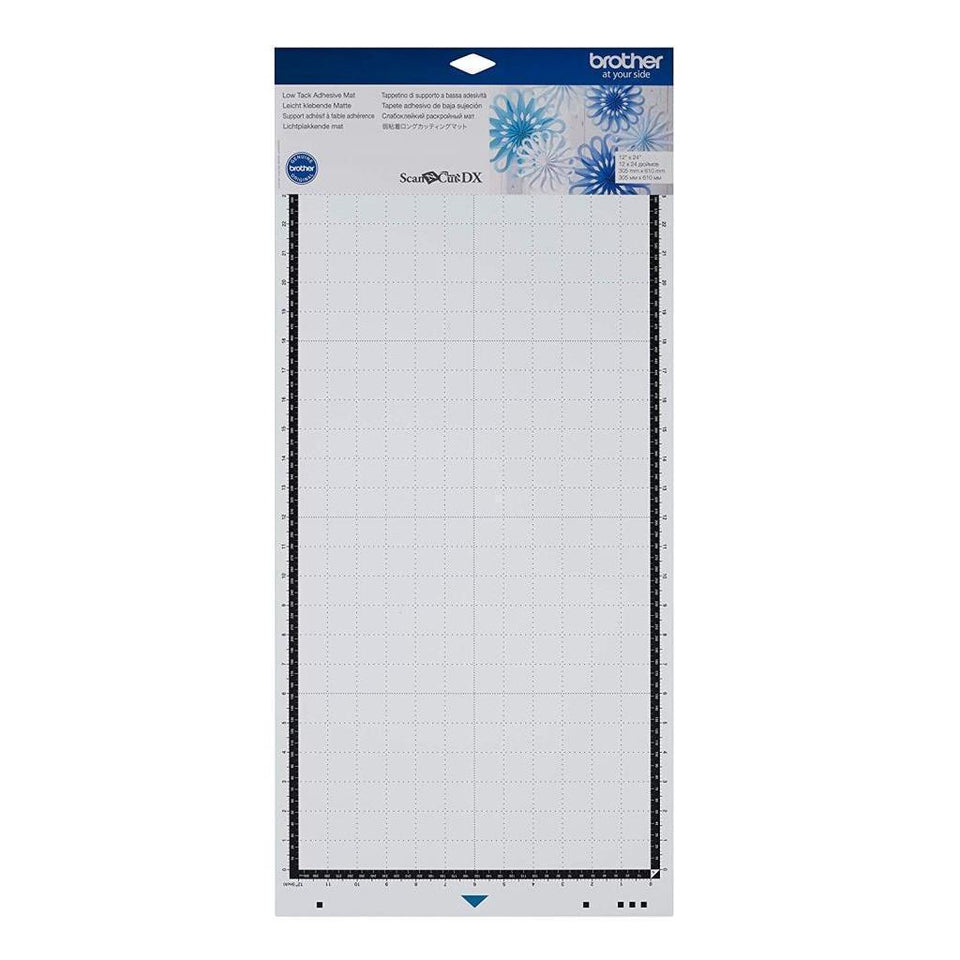 Tapete Adhesivo de Baja Sujeción 12"x24" CADXMATLOW24 Brother, para sujeción de materiales finos, compatible con ScanNCut SDX