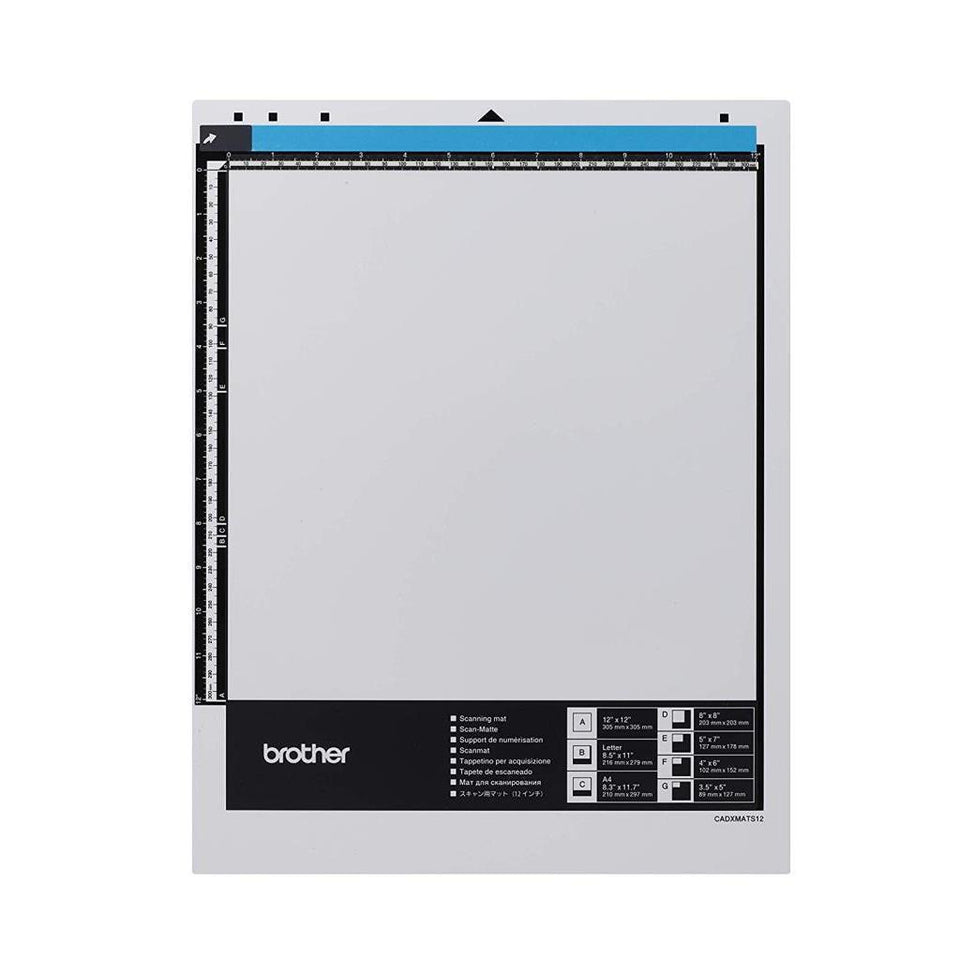 Tapete de Escaneo 12" x 12" CADXMATS12 Brother, para materiales de hasta 1 mm, compatible con ScanNCut SDX