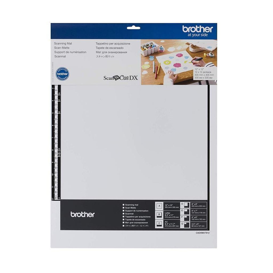 Tapete de Escaneo 12" x 12" CADXMATS12 Brother, para materiales de hasta 1 mm, compatible con ScanNCut SDX