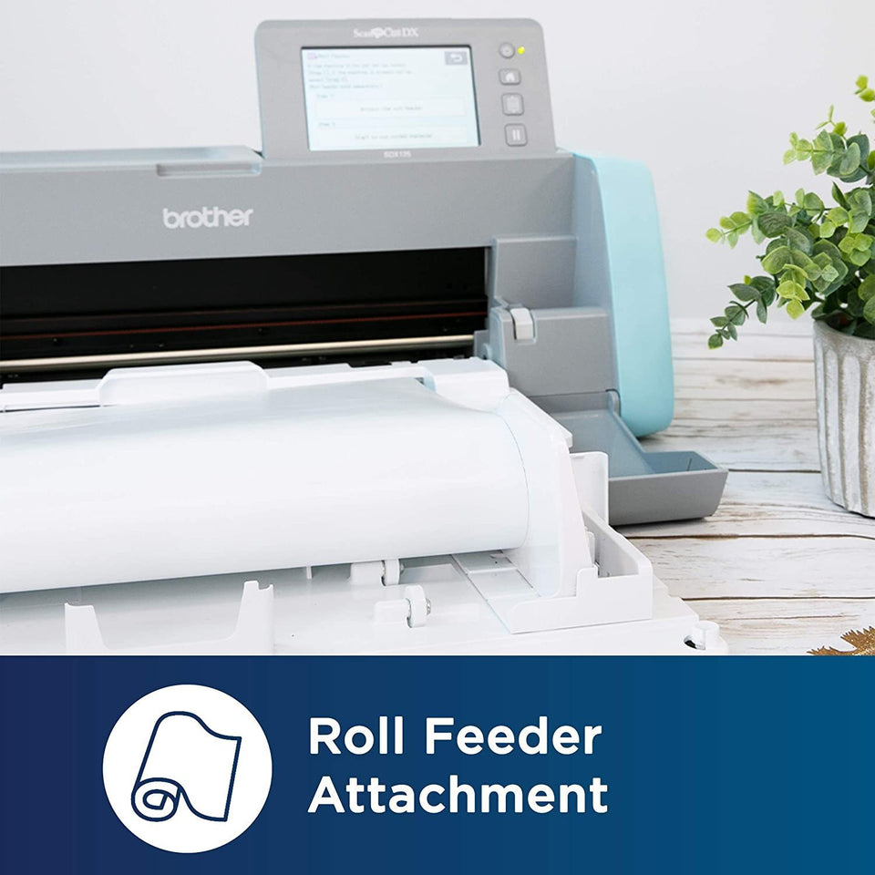 Alimentador de rollo 12"x70" CADXRF1 Brother ScanNCut DX para vinil adhesivo, para tamaños grandes.