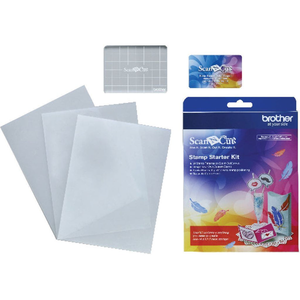 Kit de Inicio para Sellos CASTPKIT1 Brother, sellos personalizados, 50 patrones de sellos, compatible con ScanNCut SDX