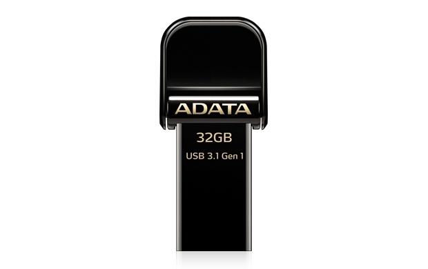 Memoria USB Adata AI920, 32GB, Lightning/ USB 3.0, Negro - para iPhone/iPad/iPod