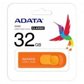 Memoria USB Adata C008, 32GB, USB 2.0, Naranja