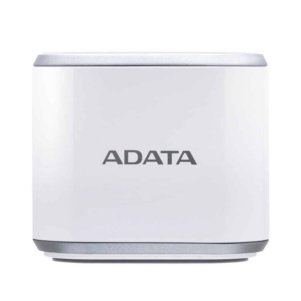 Adata Cargador de Pared Smart HUB Múltiple, 12V, 5 Puertos USB 2.0, Plata/Blanco