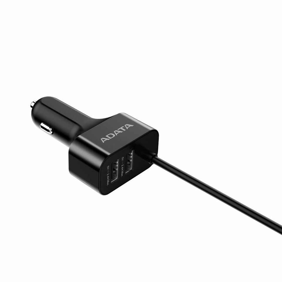 Adata Cargador para Auto CV0525, 4x USB 2.0, 1x USB 3.0, Negro