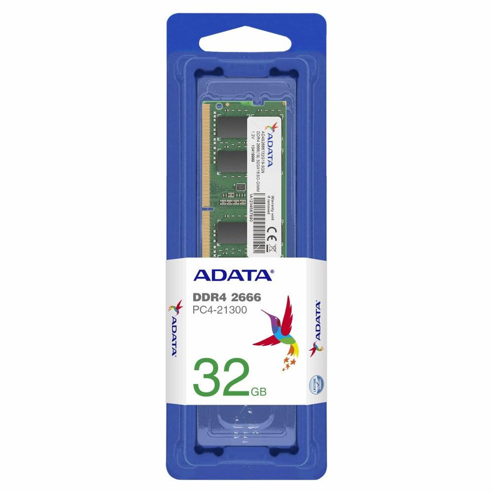 Memoria RAM Adata AD4S2666716G19-SGN DDR4, 2666MHz, 16GB, CL19, SO-DIMM