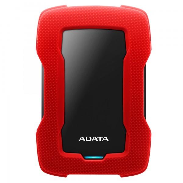 Disco Duro Externo Adata HD330 2.5'', 2TB, USB 3.1, Rojo/Negro, A Prueba de Golpes - para Mac/PC