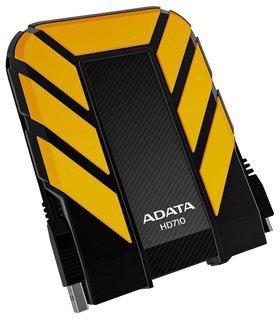 Disco Duro Externo Adata DashDrive Durable HD710 2.5'', 1TB, USB 3.0, 5400RPM, Amarillo, A Prueba de Agua y Golpes - para Mac/PC