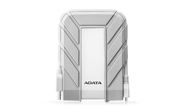 Disco Duro Externo Adata HD710A, 1TB, USB 3.0, Blanco, A Prueba de Agua, Polvo y Golpes - para Mac/PC