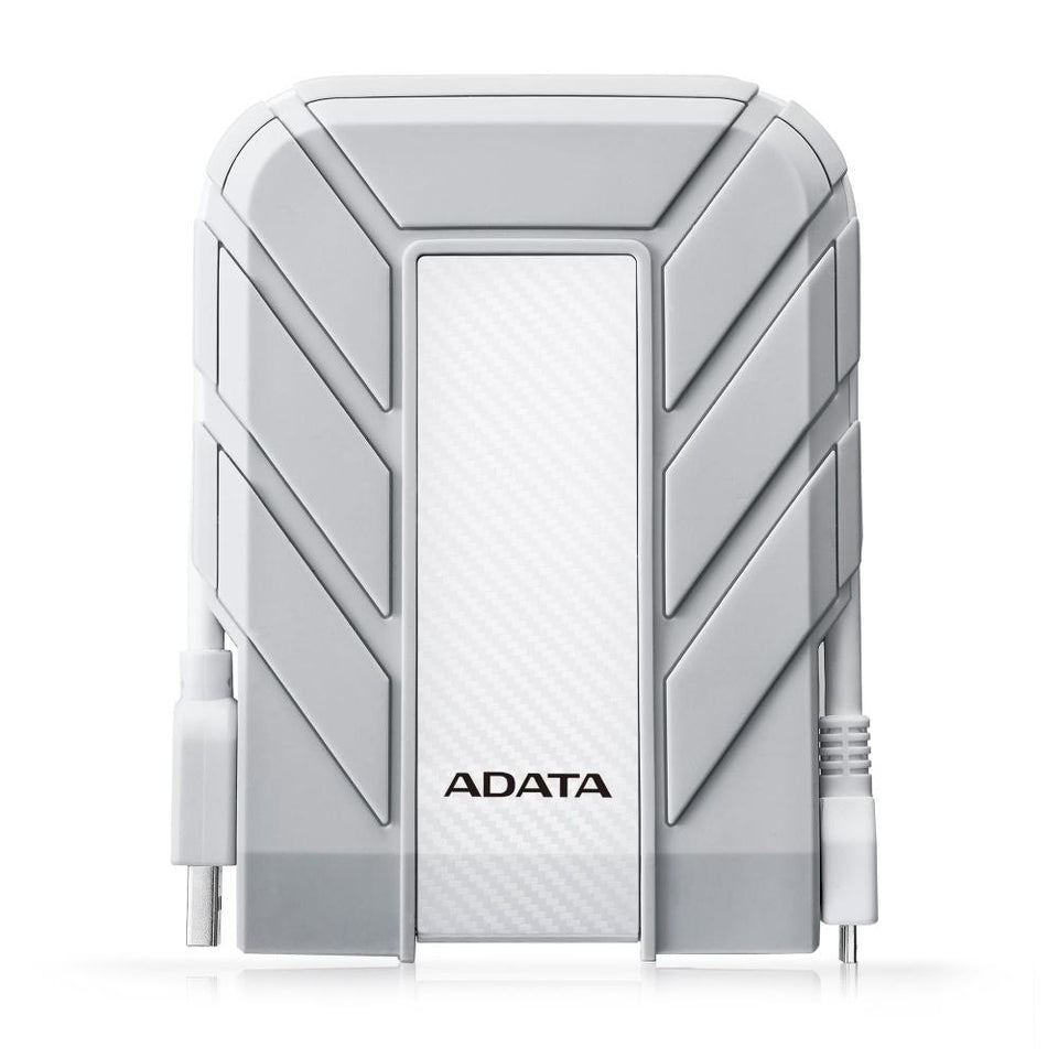Disco Duro Externo Adata HD710A Pro, 2TB, USB 3.0, Gris/Blanco - para Mac/PC