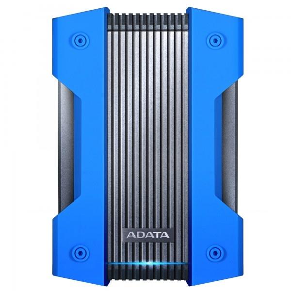 Disco Duro Externo Adata HD830, 2TB, USB, Azul, A Prueba de Agua, Polvo y Golpes - para Mac/PC