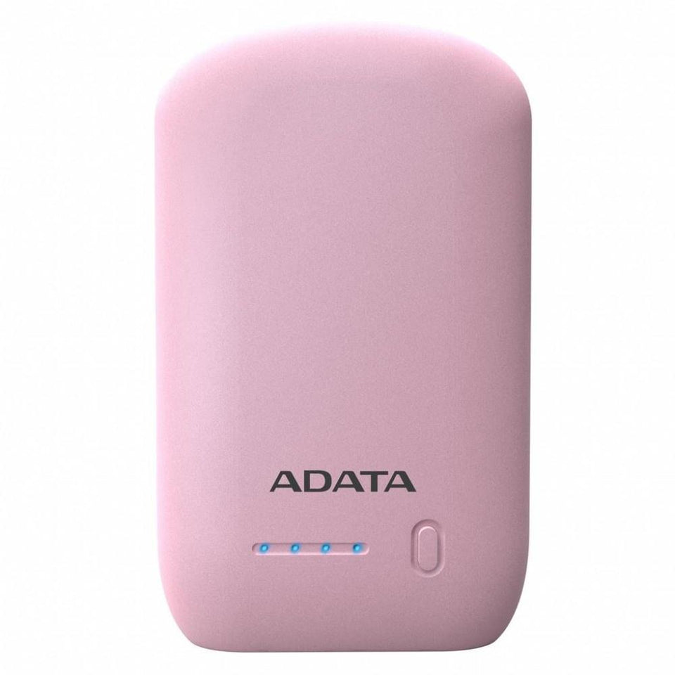Cargador Portátil Adata P10050, 10.050mAh, Rosa