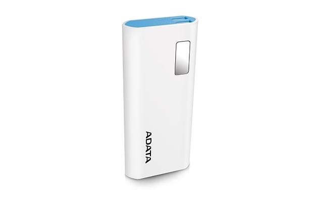 Cargador Portátil Adata PowerBank P12500D, 12.500mAh, Blanco