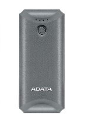 Cargador Portátil Adata Power Bank P5000, 5000mAh, Gris