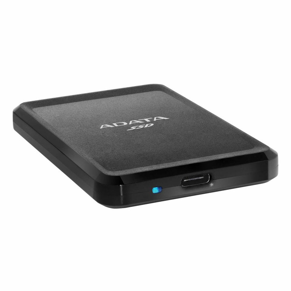 SSD Externo Adata SC685 Ultra Slim, 500GB, USB-C, Negro, A Prueba de Golpes - para Mac/PC