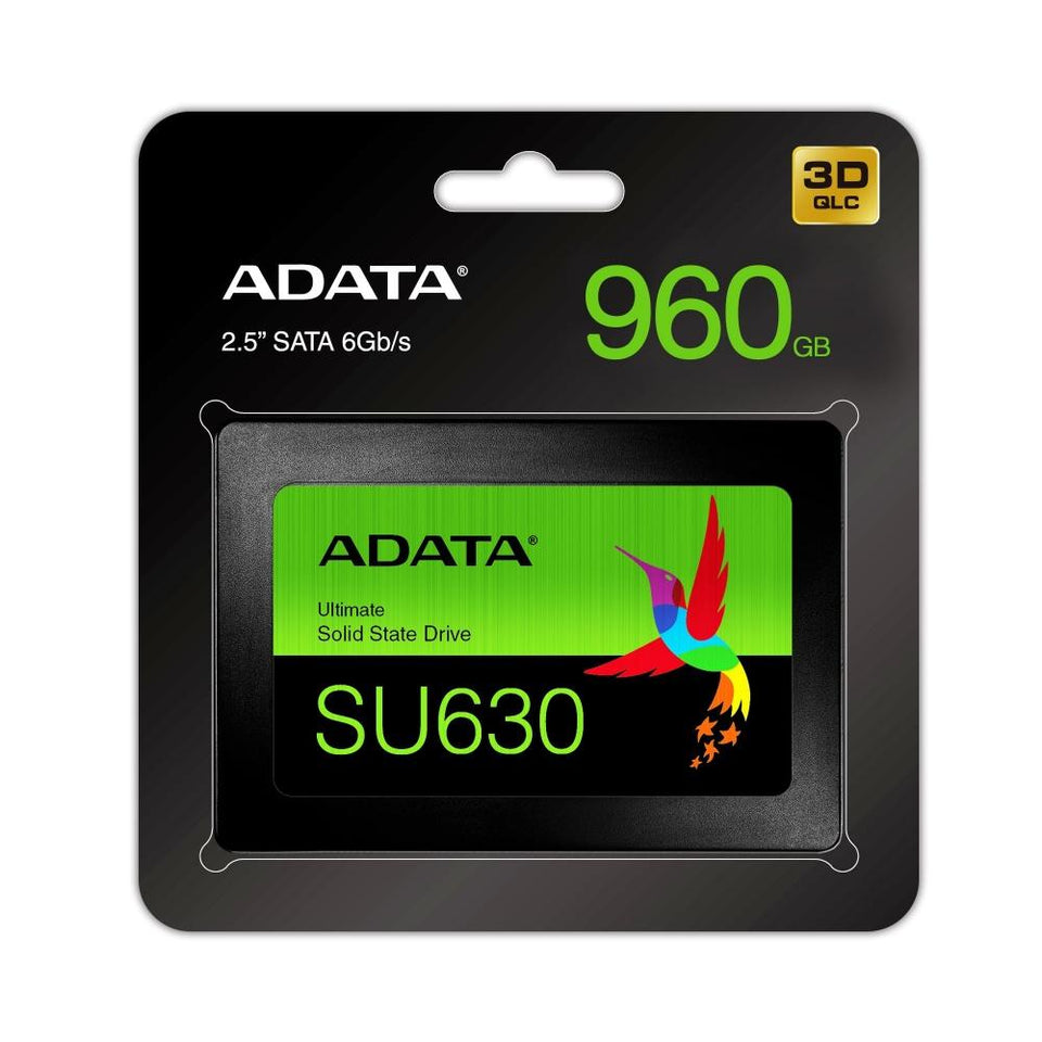 SSD Adata Ultimate SU630 QLC 3D, 960GB, SATA, 2.5", 7mm