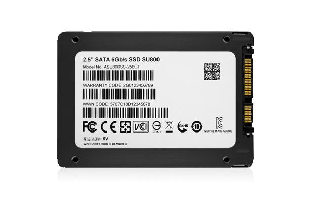SSD Adata Ultimate SU800, 256GB, SATA III, 2.5'', 7mm