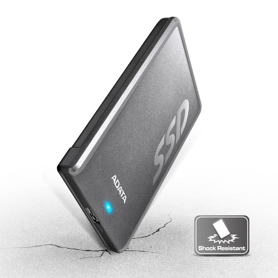 SSD Externo Adata SV620H, 512GB, 2.5'', 11.5mm, Titanio