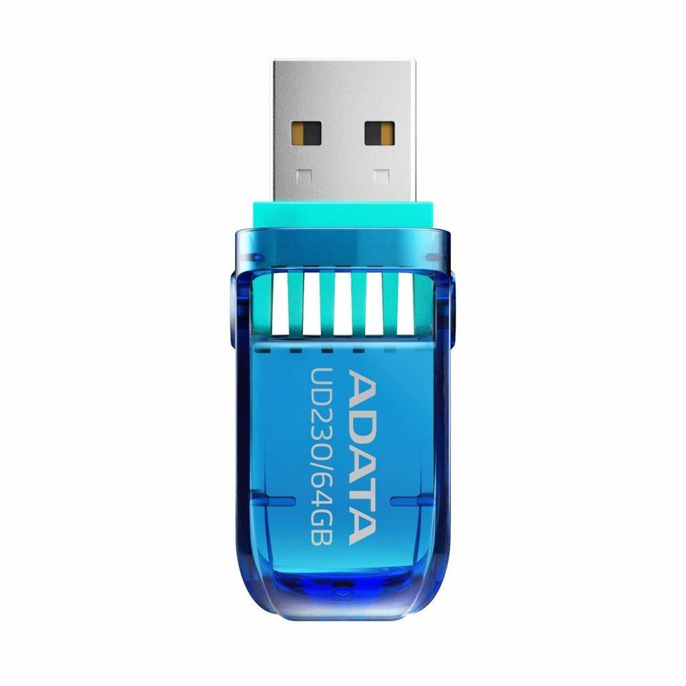 Memoria USB Adata UD230, 32GB, USB A 2.0, Azul