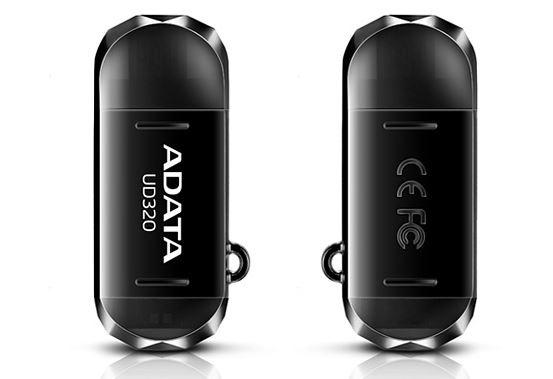 Memoria USB Adata UD320, 32GB, USB 2.0/Micro USB, Negro