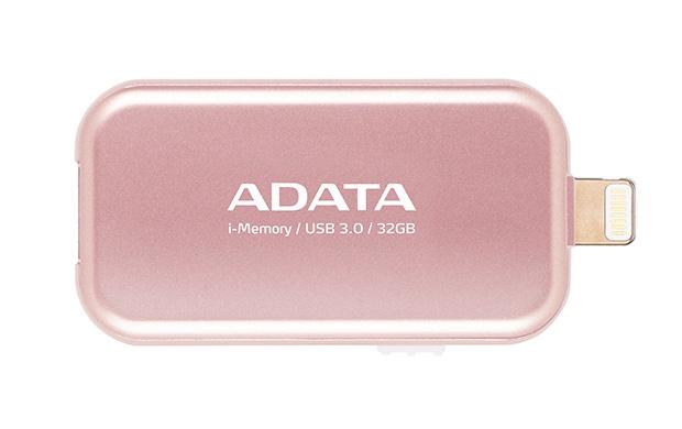 Memoria USB Adata UE710, 32GB, USB 3.0/Lightning, Rosa